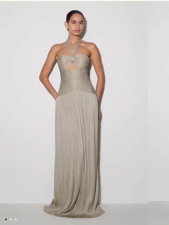 Meshki Dresses & Skirts - Meshki Pleated Chiffon Maxi Dress